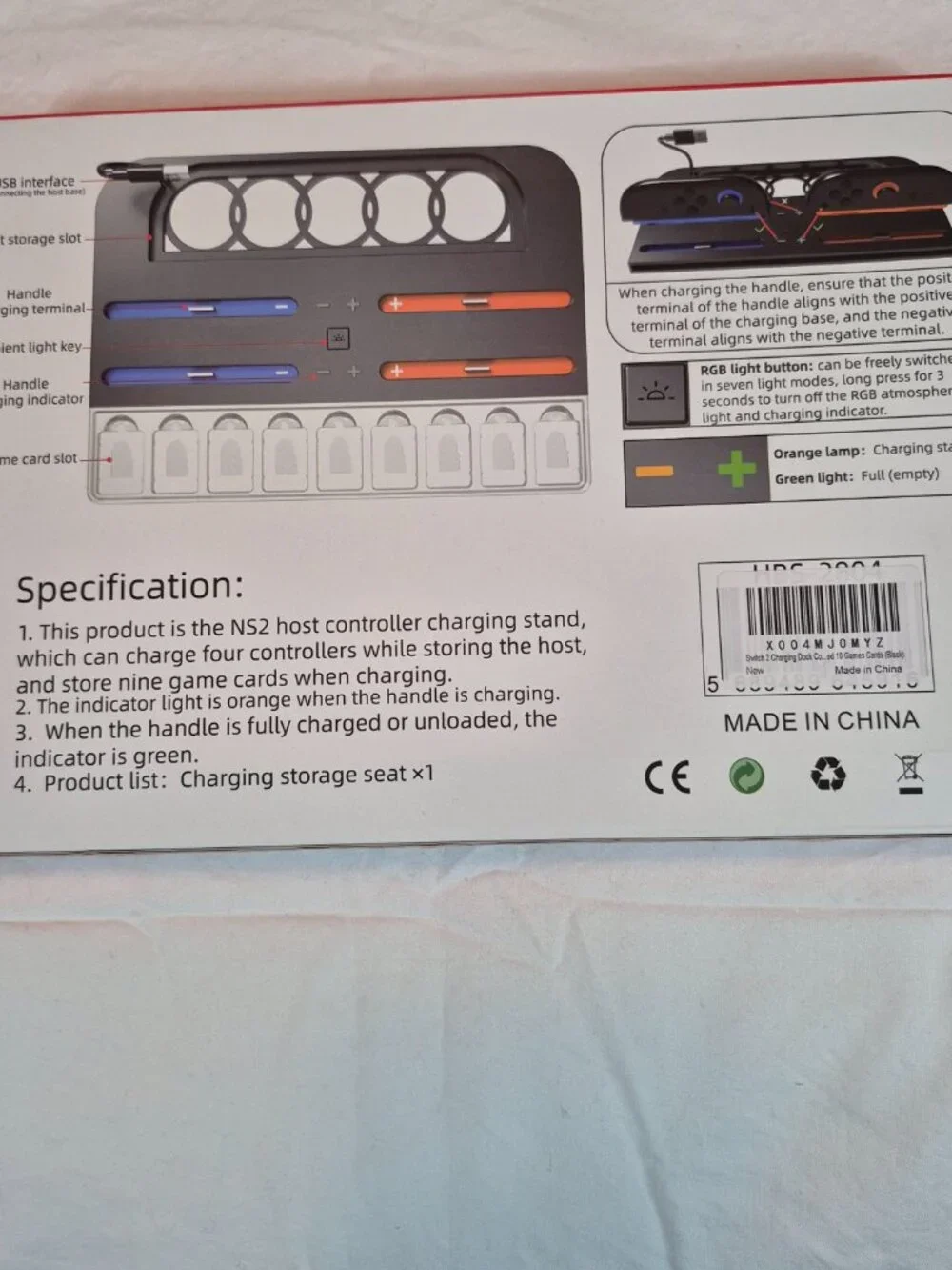 Charging Dock nintendo switch